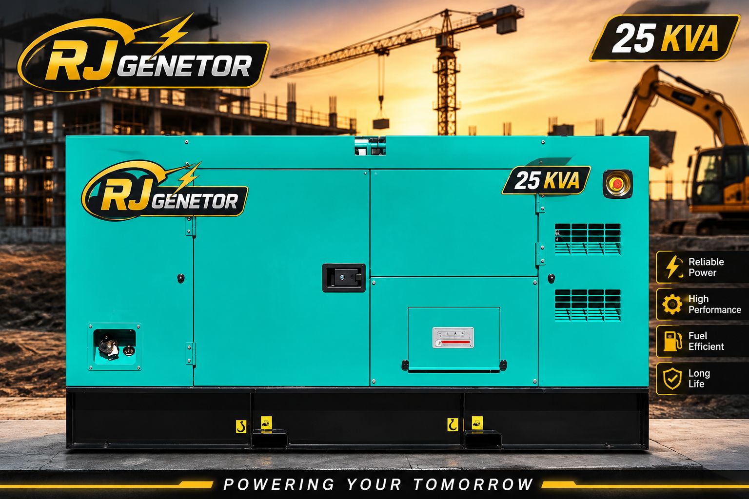 25 kVA Portable Generator