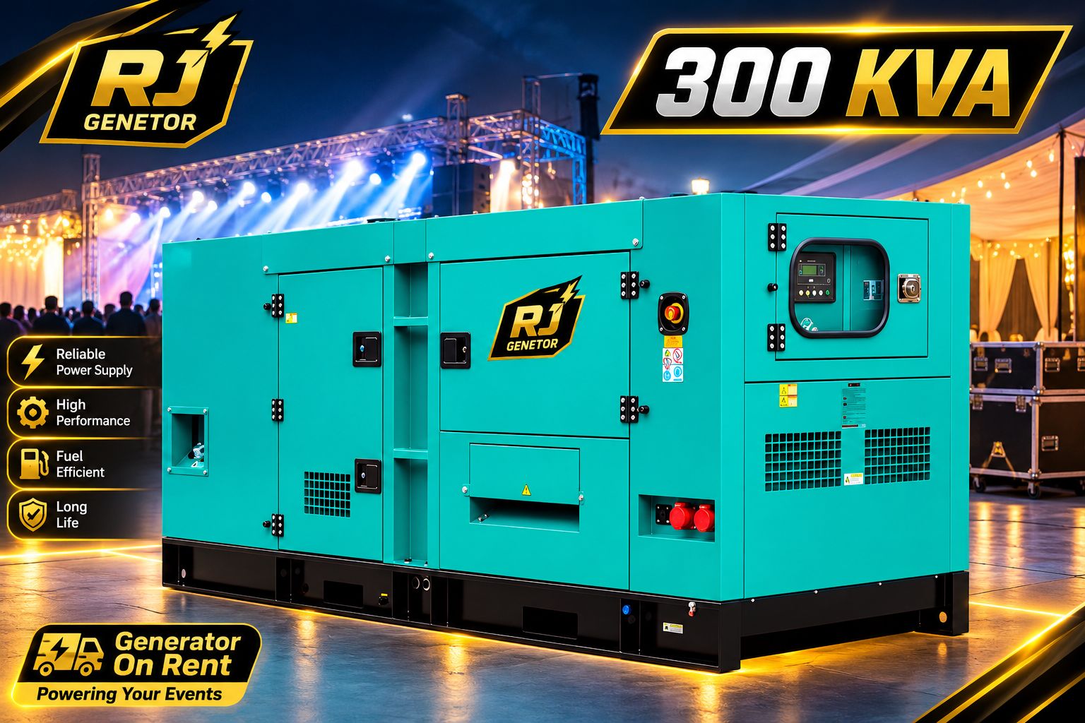 300 kVA Industrial Generator