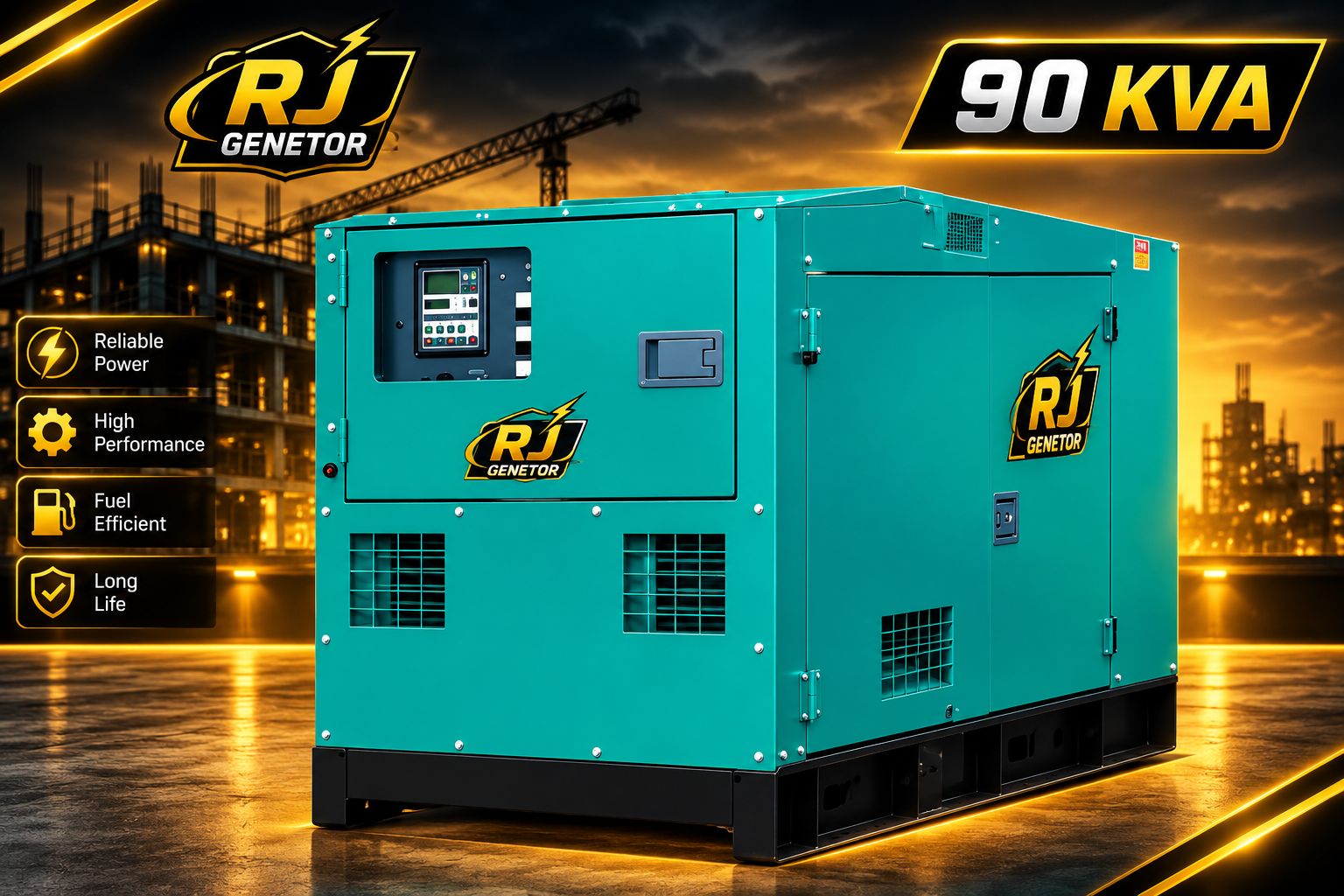 90 kVA Mobile Generator